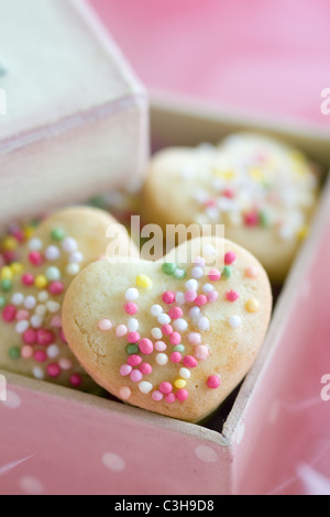 Cookie gift box Stock Photo