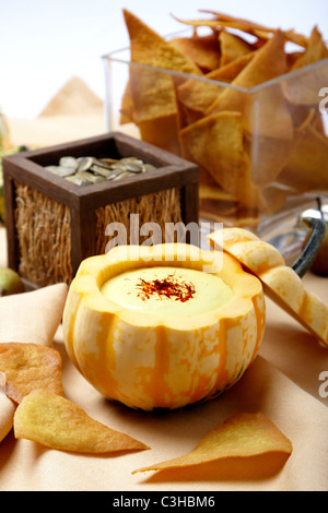 squash soup Stock Photo