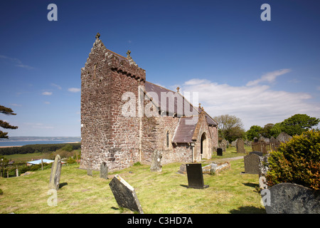 St. Madoc's Church, Llanmadoc, Gower, Wales, UK Stock Photo