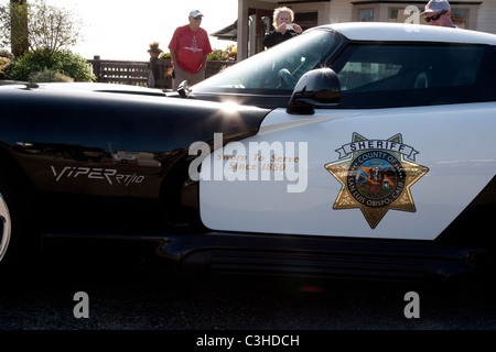 Dodge Viper San Luis Obispo Sheriff's Car Stock Photo
