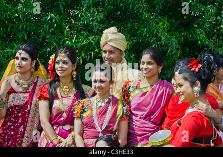 A Bashakhi Meal in Banglatown 2011, London, UK Stock Photo