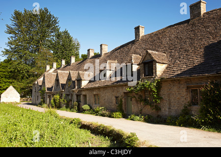 Arlington Row, Bibury, Cotswolds, England, UK Stock Photo