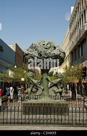 Mexico.Guadalajara city. Coat of arms of the city. Stock Photo