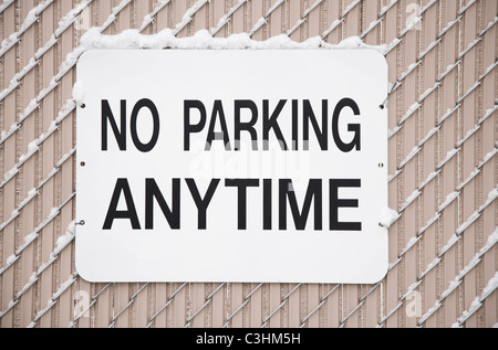 No parking sing Stock Photo