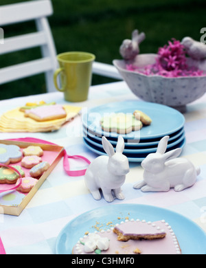 Easter table Stock Photo