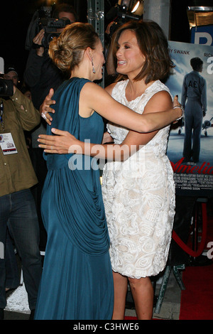 Hilary Swank, Mariska Hargitay World premiere of 'Amelia' presented by Bloomingdale's & Vanity Fair, held at Paris theatre New Stock Photo