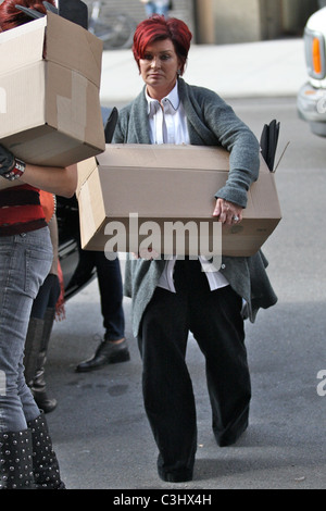 Sharon Osbourne filming a scene for 'Celebrity Apprentice 3' New York