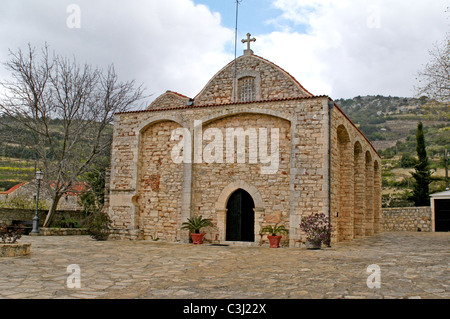 The 4th centurary Greek Orthodox church of Agia Moni dedicated to St Nicholas Stock Photo