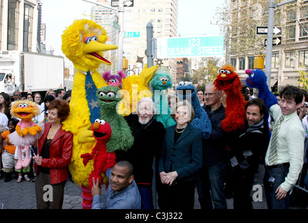 Sesame Street puppet characters and Fran Brill Sesame Street puppet ...