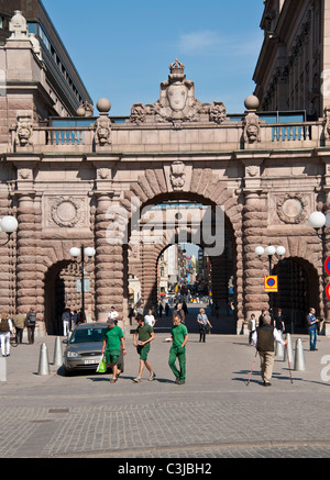 Swedens parliament building Riksdagshuset Riksdagen Stock Photo