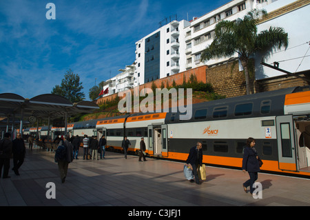 Rabat Ville main train station Ville Nouvelle new town Rabat Morocco Africa Stock Photo