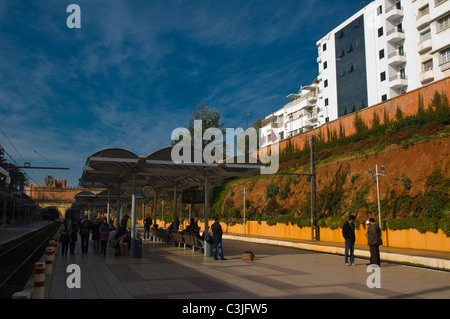 Rabat Ville main train station Ville Nouvelle new town Rabat Morocco Africa Stock Photo