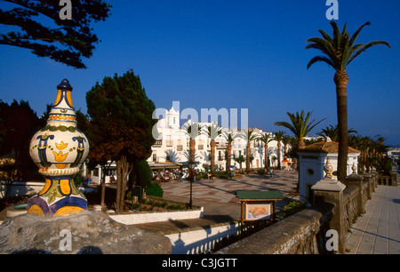 Paseo de la Alameda. Tarifa. Costa de la Luz .Cadiz province.Andalusia.Spain. Stock Photo