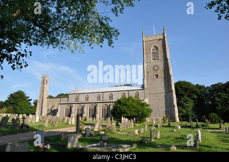 NORFOLK; BLAKENEY; ST. NICHOLAS' CHURCH; THE VENERABLE BEDE STAINED ...