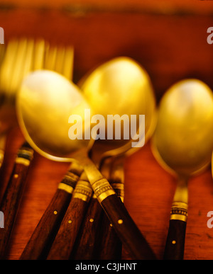 Forks and Spoons Stock Photo