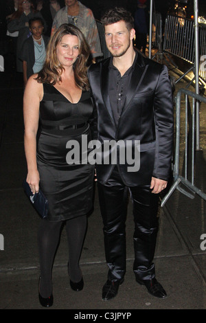 Eric Mabius and his wife Ivy Sherman Opening Night of the Broadway play ...