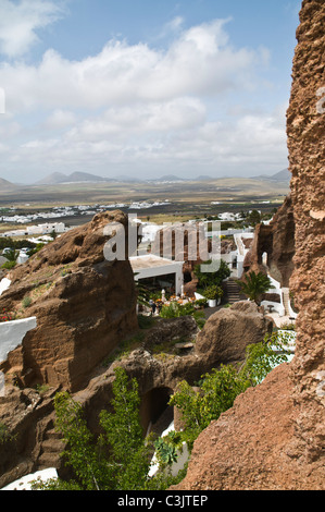 dh Lagomar House Museum NAZARET LANZAROTE Museum of Casa Sharif Omar Sharifs house view of restaurant Stock Photo