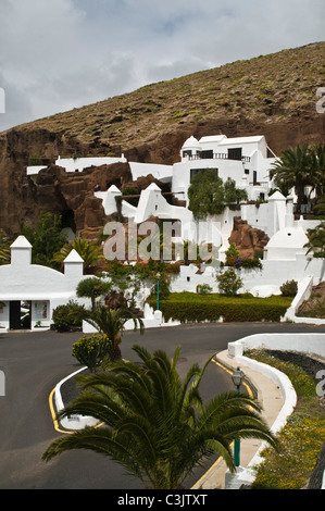 dh Lagomar House Museum NAZARET LANZAROTE Museum of Casa Sharif Omar Sharifs house garden wall entrance Stock Photo