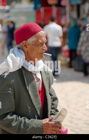 Arab, laughing, portrait, Medina, Tunisia, Africa Stock Photo