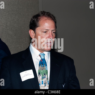 Christopher Gartner (l), captain of Maltese Falcon, and John