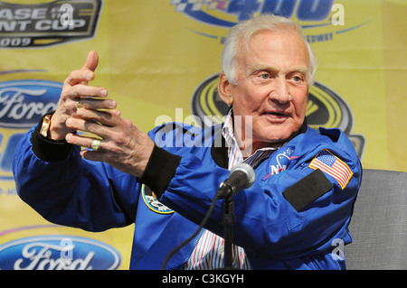 Astronaut Buzz Aldrin  appears as the Grand Marshall for the Ford 400 at Homestead Miami Speedway  Homestead, Florida - Stock Photo