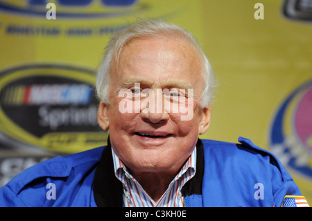 Astronaut Buzz Aldrin  appears as the Grand Marshall for the Ford 400 at Homestead Miami Speedway  Homestead, Florida - Stock Photo