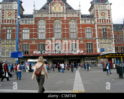 central station Amsterdam Stock Photo