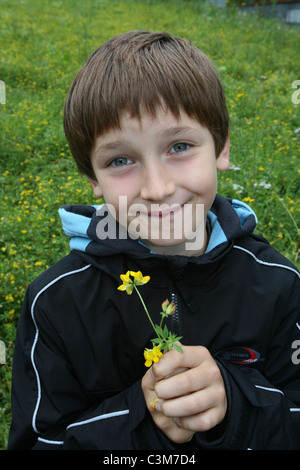 flower holiday youth kids summer school forest hol Stock Photo