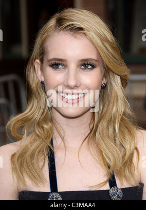 EMMA ROBERTS PIRATES OF THE CARIBBEAN: ON STRANGER TIDES. WORLD PREMIERE. WALT DISNEY PICTURES ANAHEIM LOS ANGELES CALIFORNIA Stock Photo