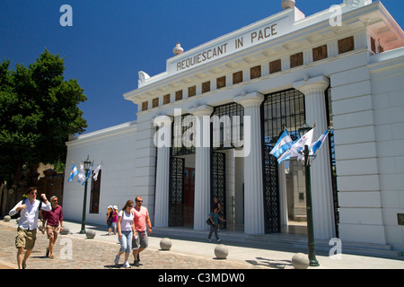 Entrance to La Recoleta Cemetery in Buenos Aires, Argentina. Stock Photo