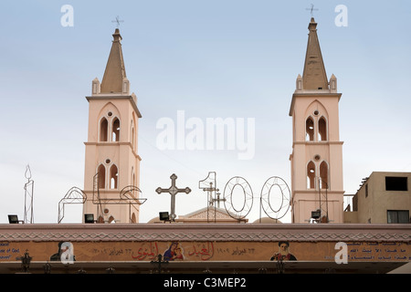 The Coptic Orthodox Church in Luxor City, Egypt Stock Photo