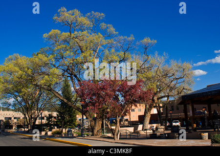 Taos Plaza Stock Photo