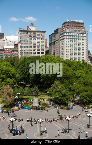Union Square Park in New York City Stock Photo
