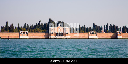 Venice - Island of San Michele Stock Photo