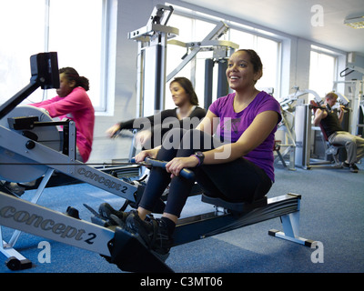 Students studying, sports coaching, careers Stock Photo