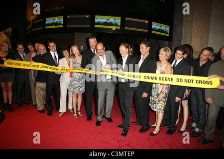 The Cast and Producers of CSI 'CSI: The Experience' grand opening held at MGM Grand Hotel and Casino Las Vegas, Nevada - Stock Photo