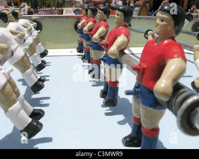 Table top football game Stock Photo