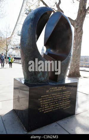 Jubilee Oracle by Alexander on South Bank in London UK Stock Photo - Alamy