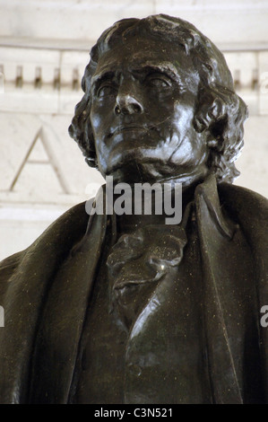 Thomas Jefferson (1743-1826). 3rd President and one of the Founding Fathers of the United States. Stock Photo