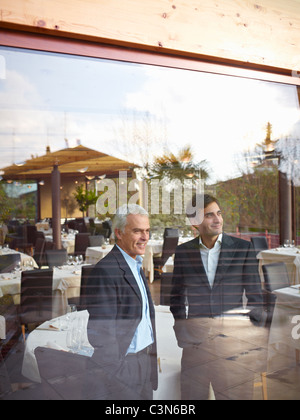 Buisness meeting in restaurant Stock Photo