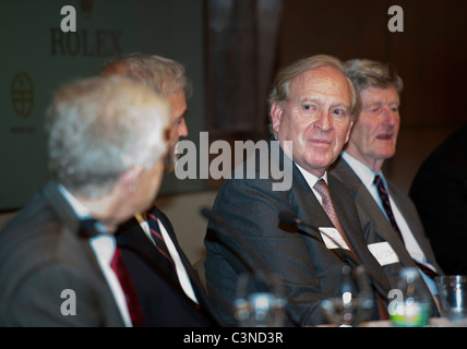Christopher Gartner (l), captain of Maltese Falcon, and John