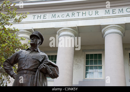 Virginia, Norfolk. Macarthur Square, General Douglas MacArthur Memorial. Stock Photo