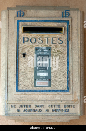 Grimaud French mail/letter box Stock Photo
