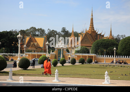 Royal palace in Phnom Penh, Cambodia Stock Photo