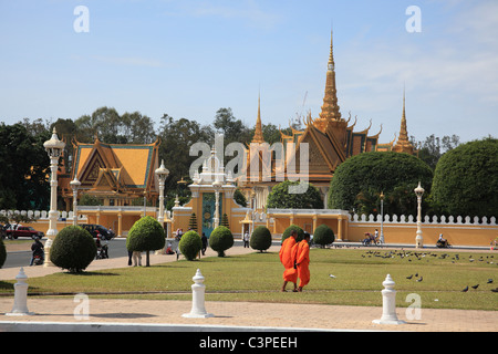 Royal palace in Phnom Penh, Cambodia Stock Photo