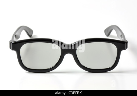3D glasses on a white background Stock Photo