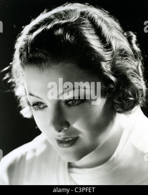 MYRNA LOY  (1905-1993) US film actress Stock Photo