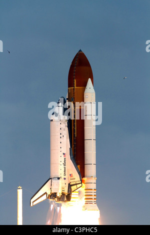 Space Shuttle Endeavour, final launch of the Space Shuttle Endeavour, STS-134 mission. Stock Photo