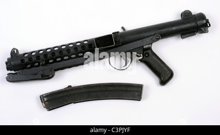 Sterling SMG machine gun Stock Photo - Alamy