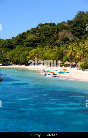 Castaway Island Resort, Qalito Island, Mamanucas, Fiji, beach Stock Photo